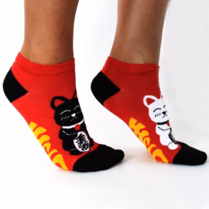 S/M Hop Hare Bambussokker Lav (36 - 40) - Lucky Cat