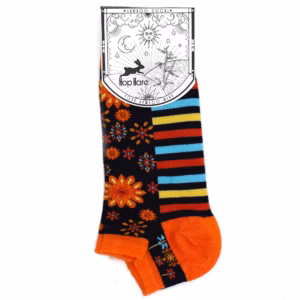 S/M Hop Hare Bambus Strømper Lav (36 - 40) - Mandala Blomster