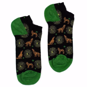 S/M Hop Hare Bambussokker Lav (36-40) - Moonlight Wolfs