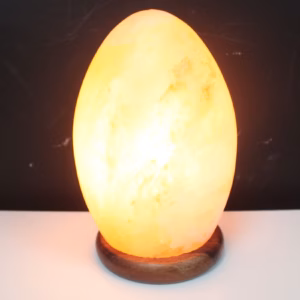 Saltlampe Æg - Træfod