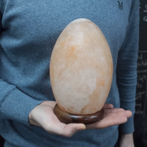 Saltlampe Æg - Træfod