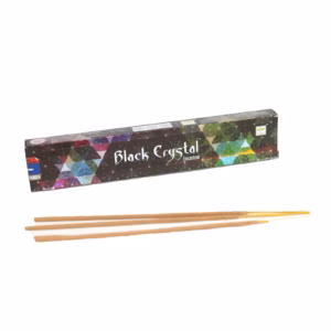 Satya Black Crystal Incense - 15 Gram
