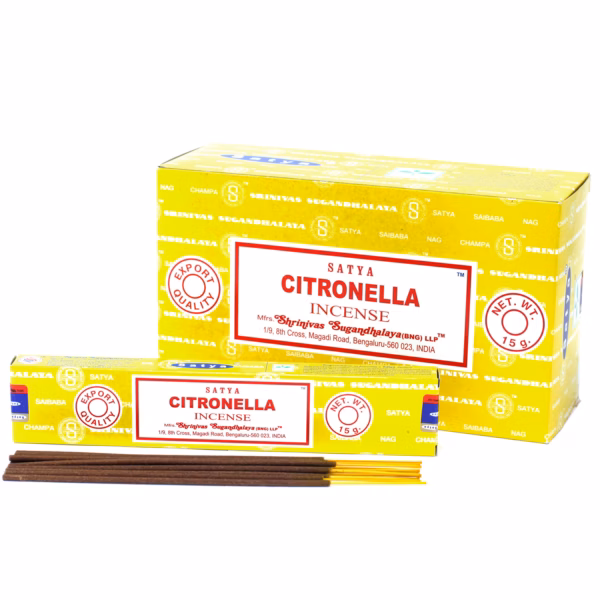 Satya Røgelse 15Gm - Citronella - Billede 2