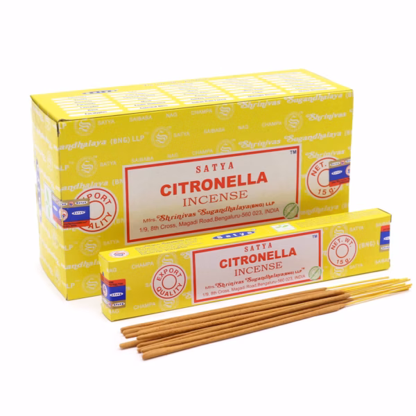 Satya Røgelse 15Gm - Citronella - Billede 3