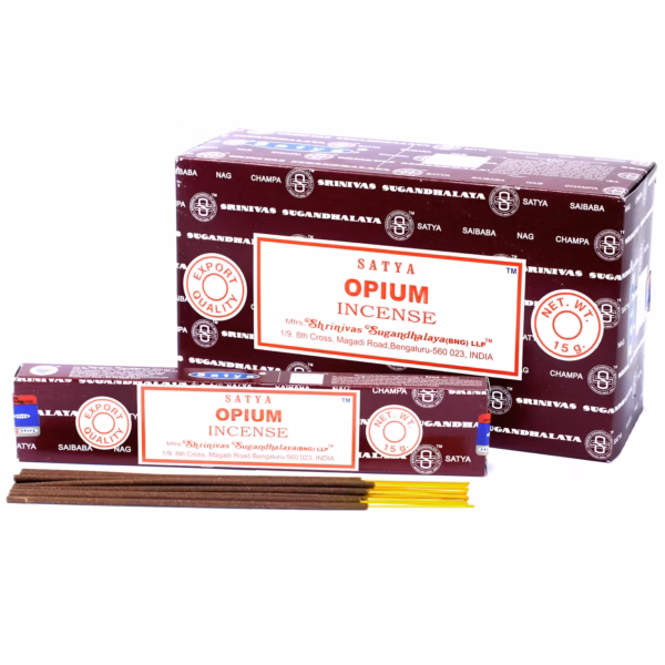 Satya Røkelsepinner 15Gm - Opium - Bilde 2