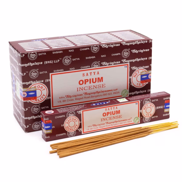 Satya Røkelsepinner 15Gm - Opium - Bilde 3