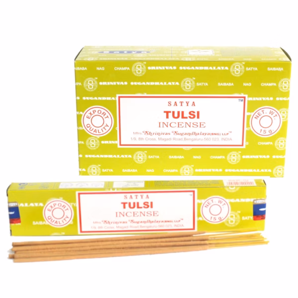 Satya Røkelsepinner 15Gm - Tulsi - Bilde 2