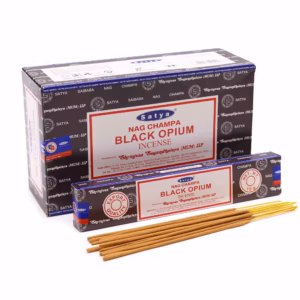 Satya Røgelsespinde 15g - Sort Opium