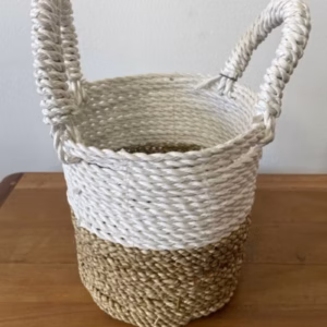 Seagrass Basket Set - Natural White