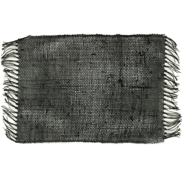 Seagrass-Fringe-Natural-Placemat-Charcoal-1