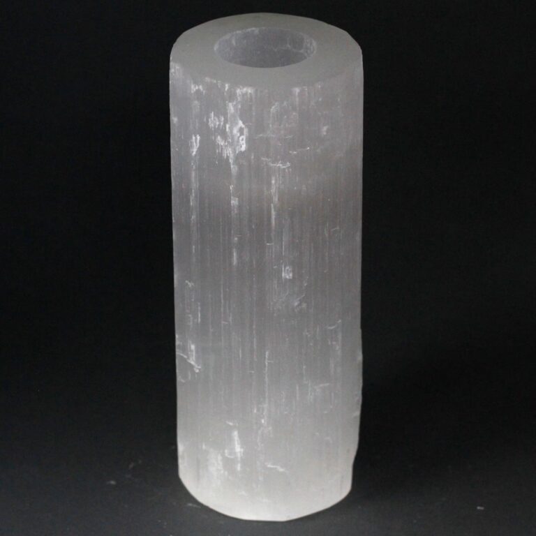 Selenite-Cylinder-Candle-Holder-20-cm