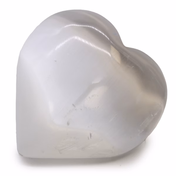 Selenitt Hjerte - 10 cm - Bilde 2