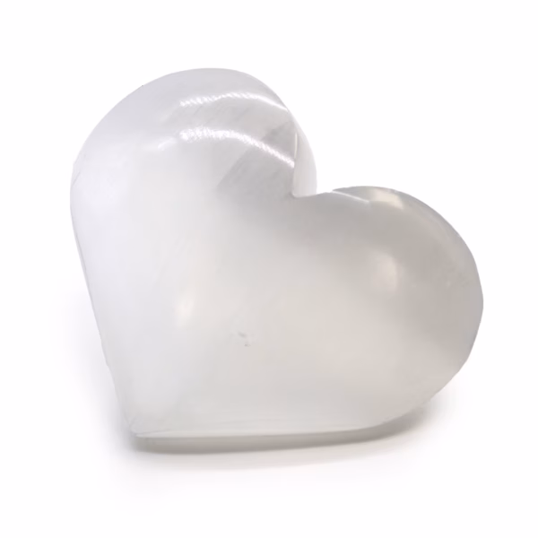 Selenitt Hjerte - 5-6 cm - Bilde 4