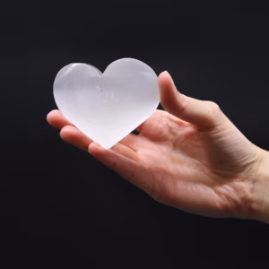 Selenite Heart - 5 - 6cm