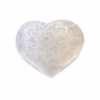 Corazón de Selenita - 7-8cm - Mandala Grabada