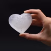Corazón de Selenita - 7-8cm - Mandala Grabada - Imagen 4