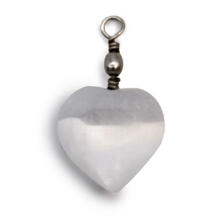 Selenite-Heart-Pendant