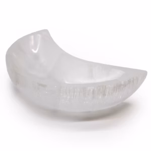 Selenit - Schale - Mond - 15cm
