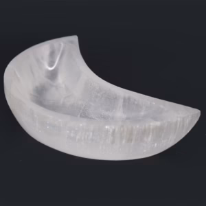 Selenit - Schale - Mond - 15cm
