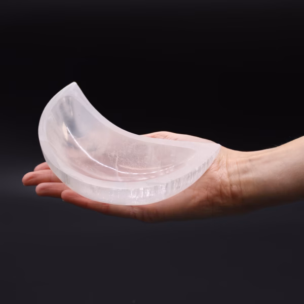 Bol Lune Sélénite - 15Cm – Image 6
