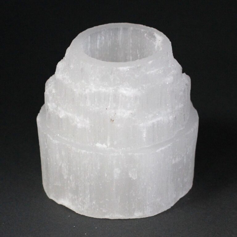 Selenite-Mountain-Top-Candle-Holder-8-cm