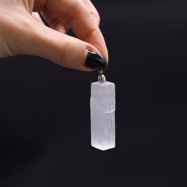 Selenite Natural Pendent - Image 4