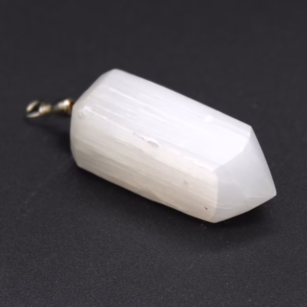 Selenite Obelix Pendent - Image 3