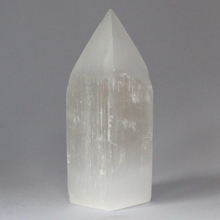 Selenite-Pencil-Point-Tower-15-cm
