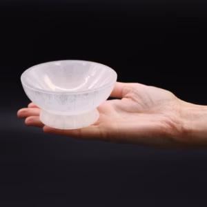 Ritualschale aus Selenit - 10cm