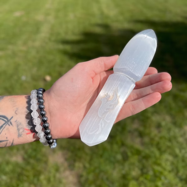 Cuchillo Ritual De Selenita - Dejar Atrás El Pasado - Imagen 4