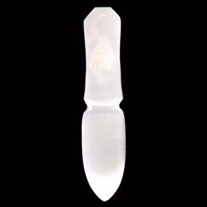 Couteau Rituel Sélénite - Lâcher Prise du Passé