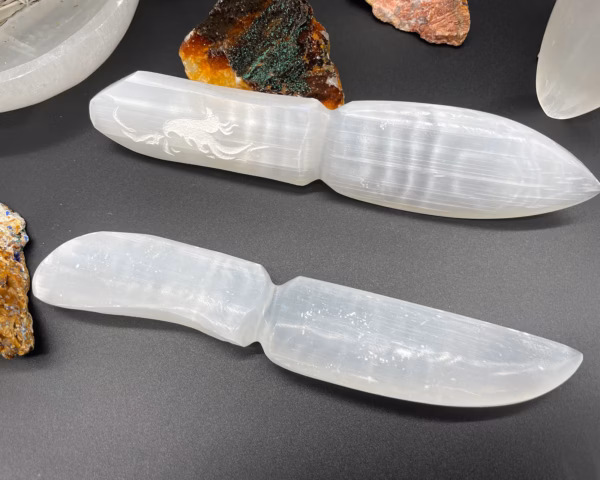 Cuchillo Ritual De Selenita - Dejar Atrás El Pasado - Imagen 7