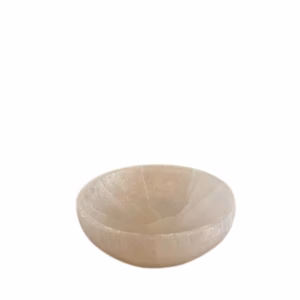 Selenitt Rund Skål - 10 cm