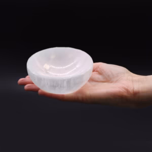 Selenite Round Bowl - 10cm