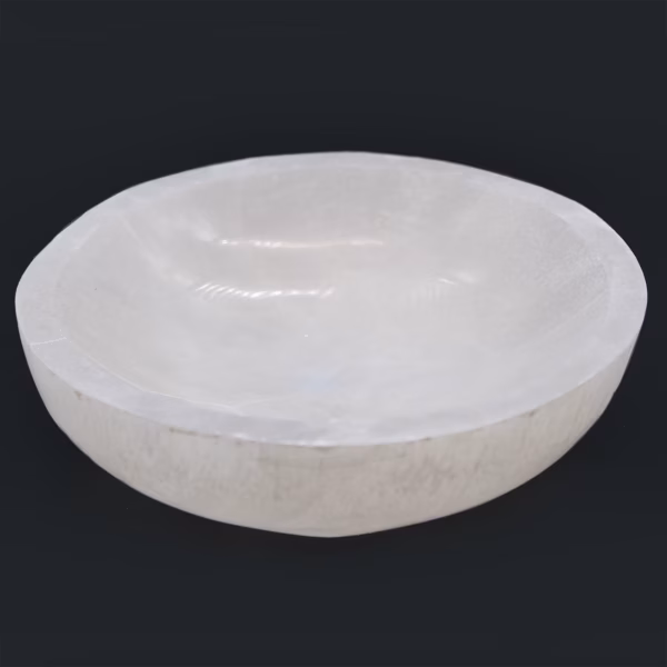 Selenitt Rund Skål - 15 cm - Bilde 5