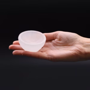 Runde Schale aus Selenit - 6cm