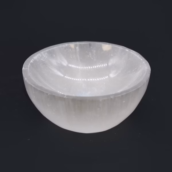 Selenitt Rund Skål - 8 cm - Bilde 4