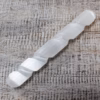 Selenite Spiralformet Stav - 16 cm (Rund I Begge Ender)