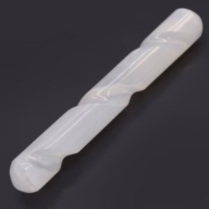 Selenitt Spiralstav - 16cm (rund I Begge Ender)