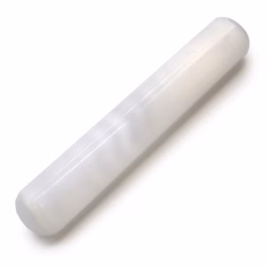Selenit Zauberstab - 16cm - Runde Beide Seiten