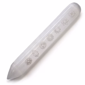 Selenite Staaf - 16cm - Punt Één Uiteinde 7 Chakra