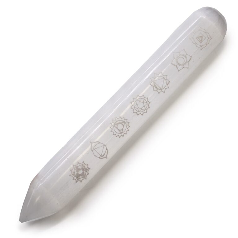 Selenite-Wand-Point-one-End-7-Chakra-14-16cm