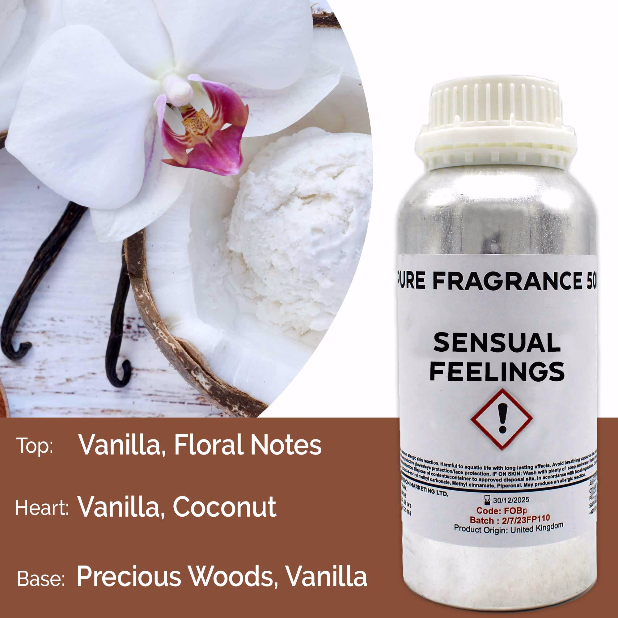 Sensual Duftolje Ren - 500ml