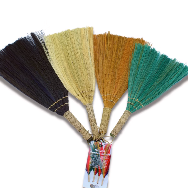 Set 4 - Pampus Fan Broom - Mixed Colours &Amp; Size - Image 2