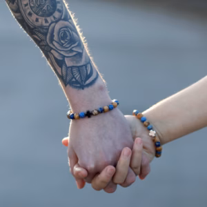 Venskabs Armbånde - Harmony - Rainbow Gemstones - 2stk.