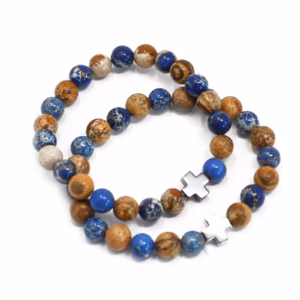 2 Pulseras con Piedras Preciosas - Support - Piedras Preciosas del Arco Iris