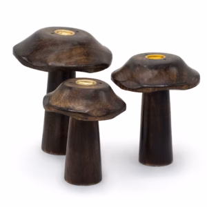 Flate Røkelseskjegler Sopp (13cm 12cm 11Cm)