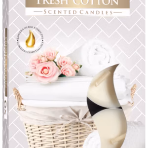 Telys / Duftlys - Fresh Cotton 6Stk.