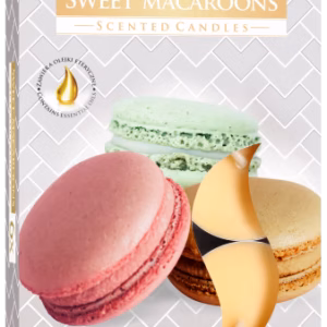 Telys / Duftlys - Sweet Macaroon 6Stk.