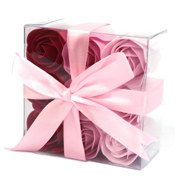 Set-of-9-Soap-Flowers-Pink-Roses